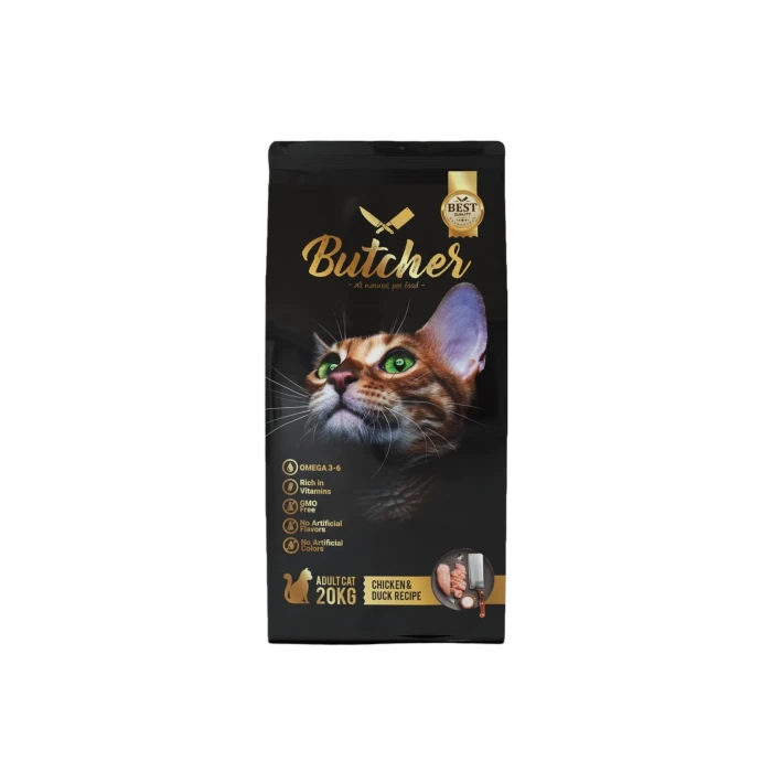 Butcher Chicken & Duck Adult Dry Cat Food Butcher Chicken & Duck Adult Dry Cat Food Petsasa Kenya
