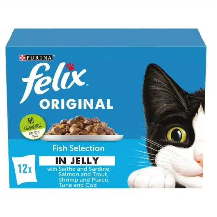 FELIX Original Fish Selection in Jelly Cat Food (1) FELIX Original Fish Selection in Jelly Cat Food Petsasa Kenya