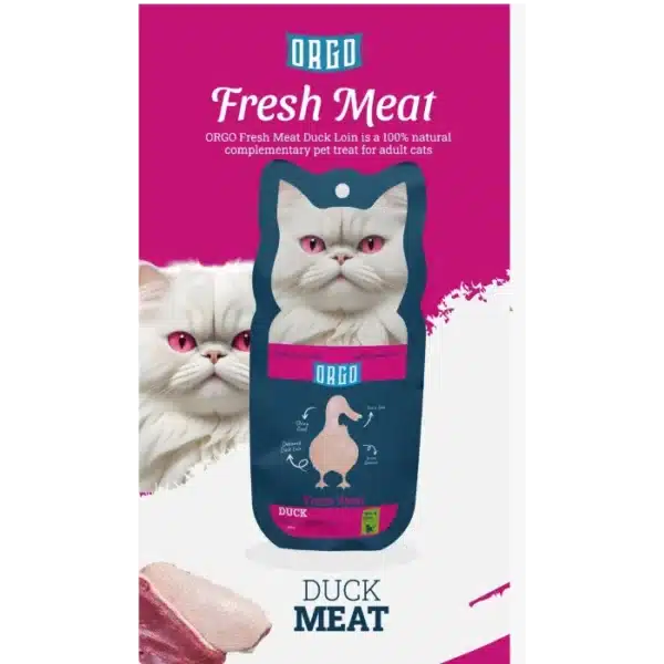 Orgo Fresh Meat Duck Adult Cat Treats Petsasa Kenya