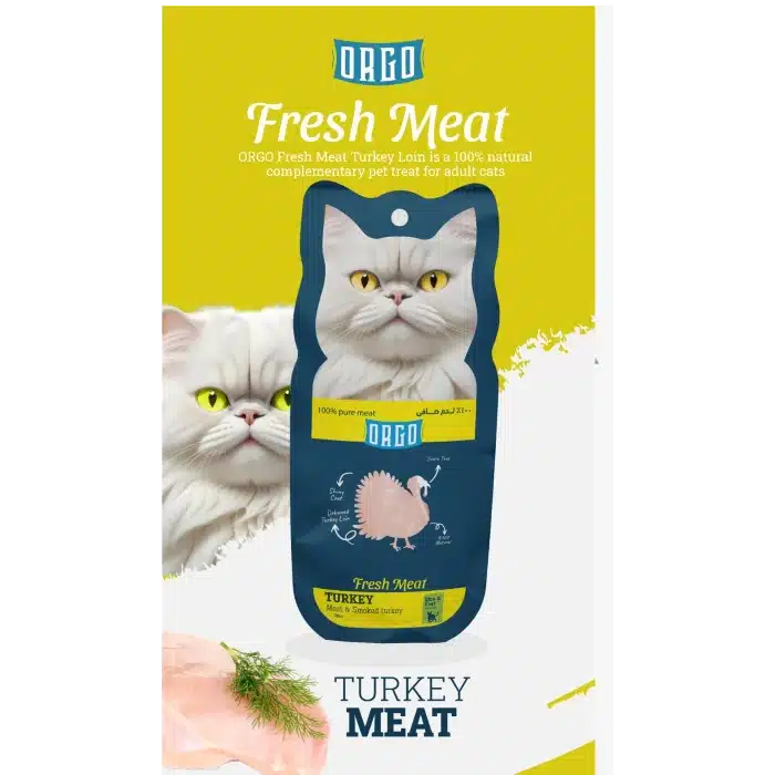Orgo Fresh Meat Turkey Adult Cat Treats Orgo Fresh Meat Turkey Adult Cat Treats Petsasa Kenya