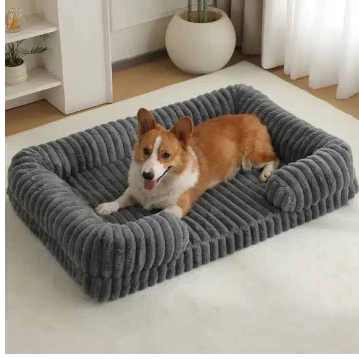 Plush Raised-Edge Dog Bed Plush Raised-Edge Dog Bed Petsasa Kenya